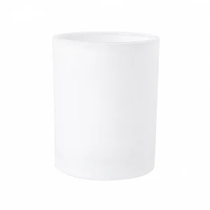 10 oz Candle Glass, Matte White