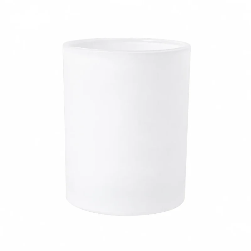 10 oz Candle Glass, Matte White - Pack of 6 1 10 oz Candle Glass, Matte White