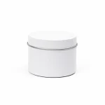 4 oz Candle Tins, White - Pack of 12 2 4 oz Candle Tins, White