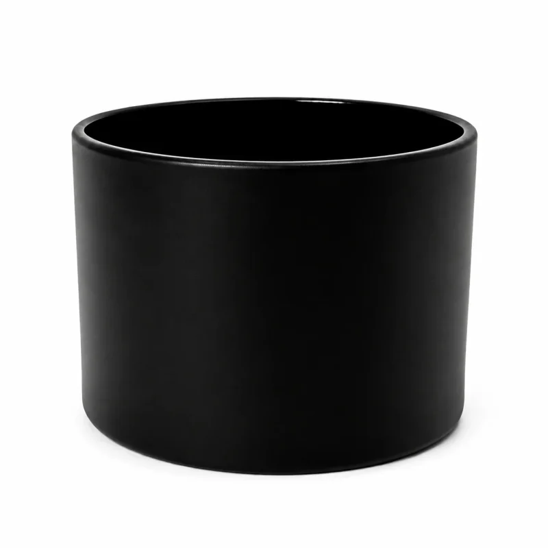 18.5 oz Three Wick Candle Glass, Matte Black - Pack of 6 1 18.5 oz Three Wick Candle Glass, Matte Black