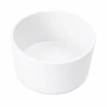 18.5 oz Three Wick Candle Glass, Matte White