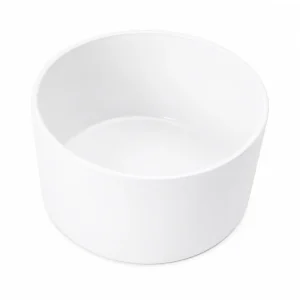 18.5 oz Three Wick Candle Glass, Matte White
