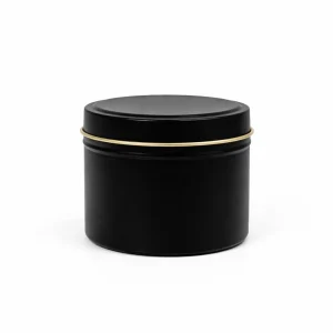 6 oz Candle Tins, Black