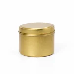 6 oz Candle Tins, Gold - Pack of 12 2 6 oz Candle Tins, Gold