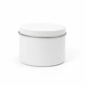 6 oz Candle Tins, White