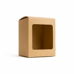 6.5 oz Candle Box With Window, Kraft - Pack Of 6 2 6.5 oz Candle Box With Window, Kraft
