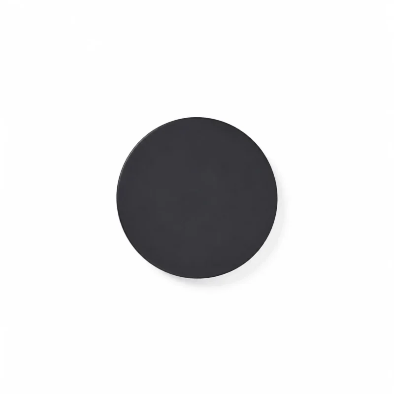 6.5 oz Steel Candle Lid Black