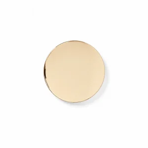 6.5 oz Steel Candle Lid, Gold