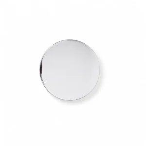 6.5 oz Steel Candle Lid, Silver