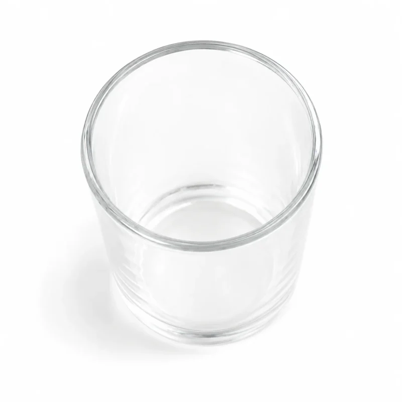 3 oz Candle Glass, Clear
