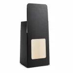 10 oz Candle Box With Window, Black - Pack Of 6 3 10 oz Candle Box With Window, Black