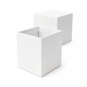 10 oz Luxury Candle Box, White