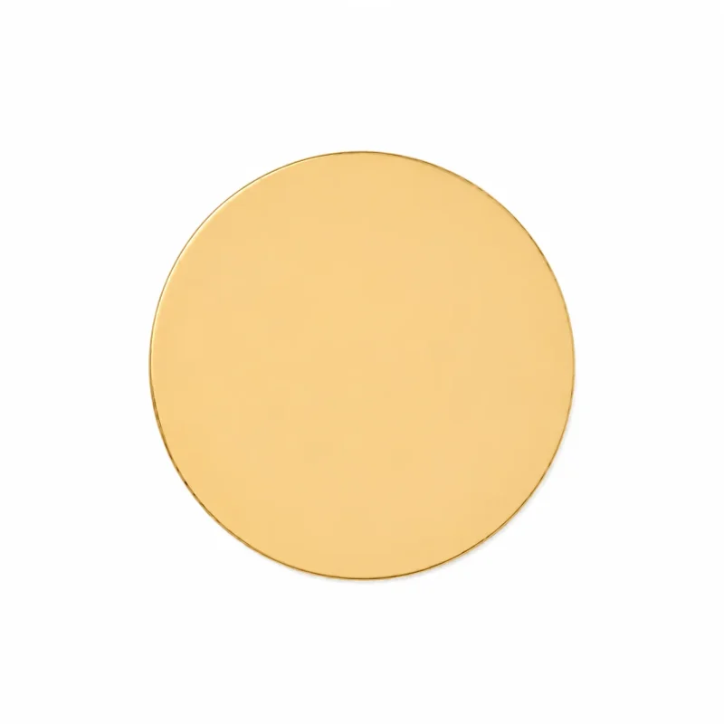 10 oz Steel Candle Lid, Gold - Pack of 6 1 10 oz Steel Candle Lid, Gold