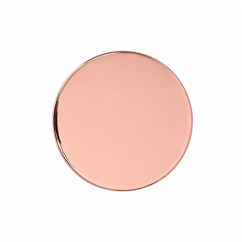 10 oz Steel Candle Lid, Rose Gold - Pack of 6 1 10 oz Steel Candle Lid Rose Gold