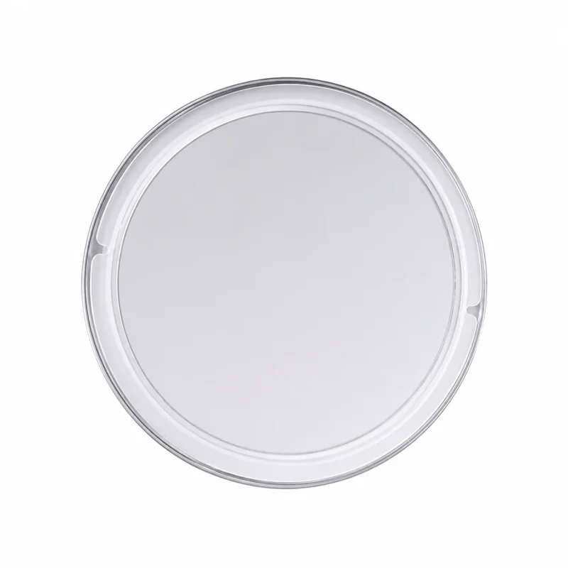 10 oz Steel Candle Lid, Silver
