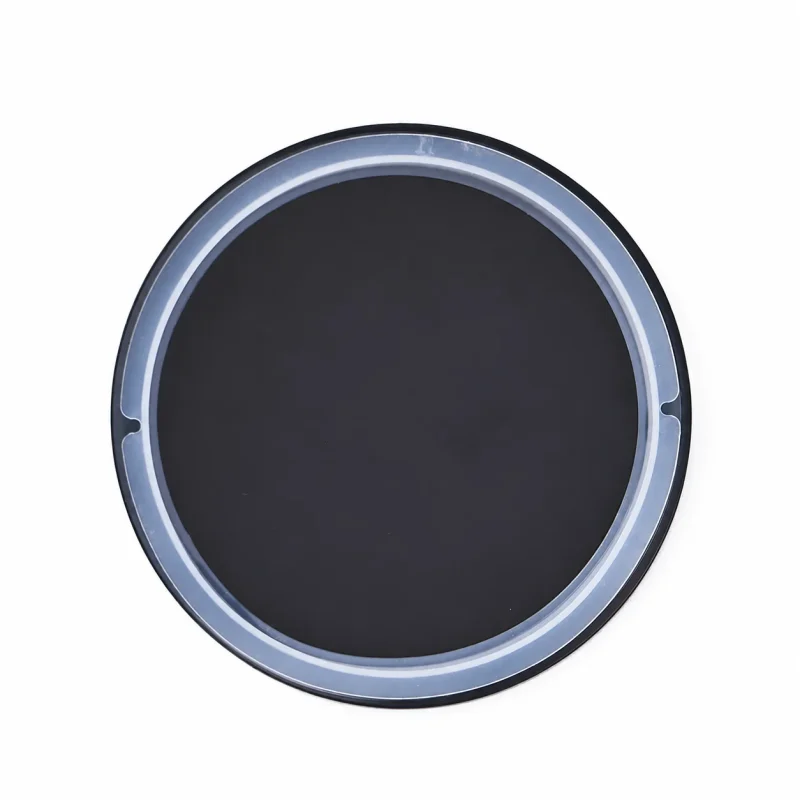 18.5 oz Steel Candle Lid, Black