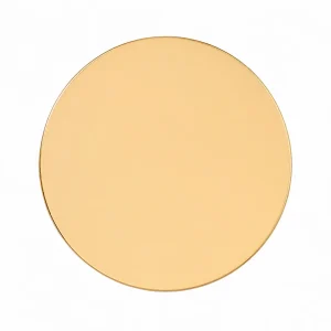 18.5 oz Steel Candle Lid, Gold
