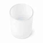 6.5 oz Candle Glass, Matte White - Pack of 6 3 6.5 oz Candle Glass, Matte White
