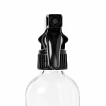 8 oz Clear Glass Spray Bottle with Black Trigger - Pack of 6 3 8oz Clear Glass Spray Bottle With Black Trigger