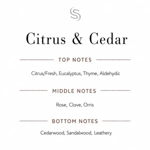 Citrus & Cedar Fragrance Oil Notes