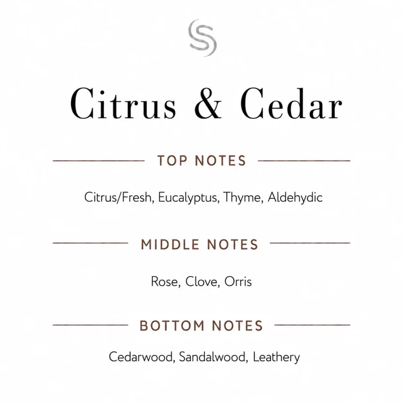 Citrus & Cedar Fragrance Oil Notes