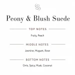 Peony & Blush Suede Fragrance Oil 3 Peony & Blush Suede Fragrance Oil