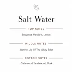 Salt Water Fragrance Oil Notes