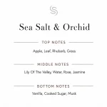 Sea Salt & Orchid Fragrance Oil Notes