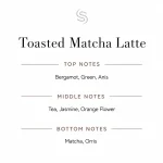 Toasted Matcha Latte Fragrance Oil Notes
