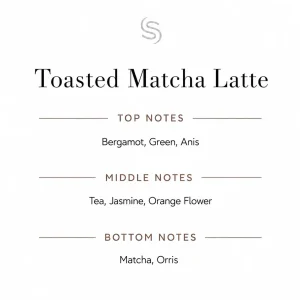Toasted Matcha Latte Fragrance Oil Notes